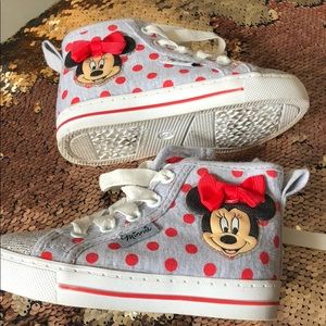 Minnie Mouse toddler high tops